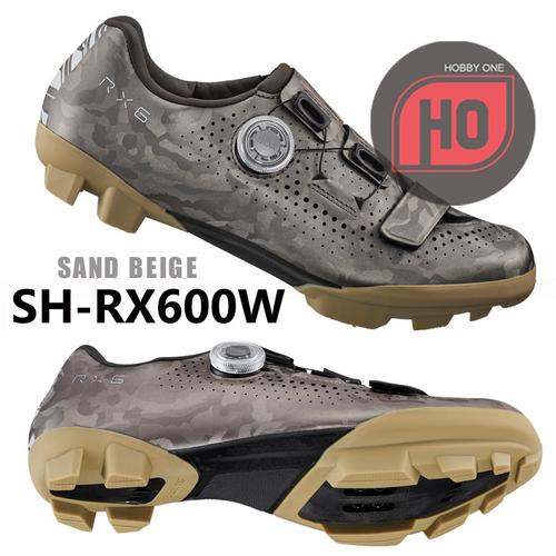 SHIMANO SH-RX600W Chaussures de cyclisme polyvalentes pour femme, Beige sable
