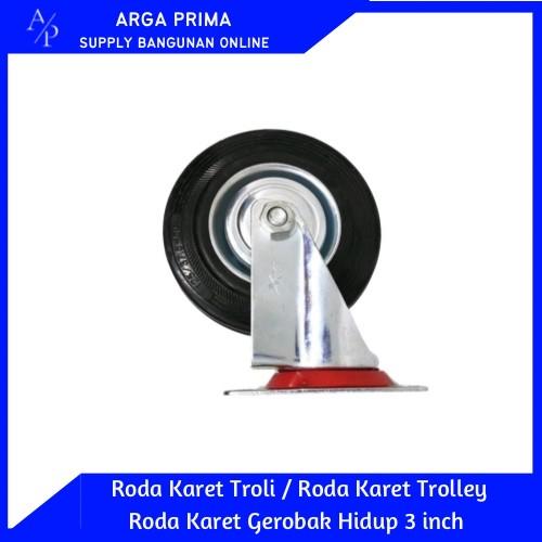 Jual Roda Karet Troli / Roda Karet Trolley Roda Karet Gerobak Hidup 3 ...
