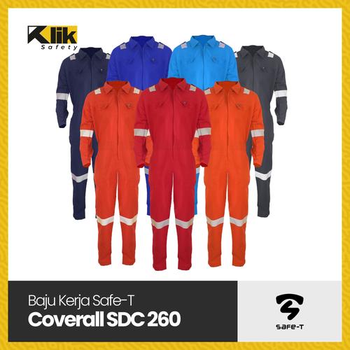 Jual Coverall Safety Seragam kerja Safety Baju Kerja Proyek SAFE-T SDC ...