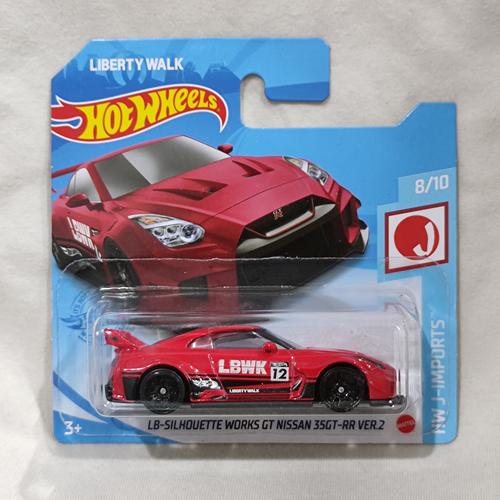 Jual Hotwheels Nissan Skyline R35 LBWK Red Merah SC Short Card - Kab ...