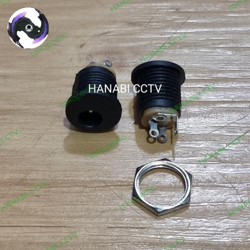 Jual Socket Dc Bulat Power Jack Female Soket Panel Box Mount Soket Dc ...