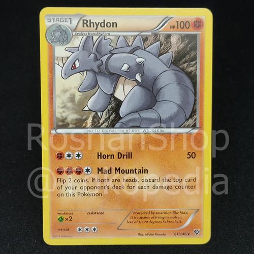 Original Rhydon Jual RHYDON RARE NON HOLO Kartu Pokemon Cards Original - Jakarta Pusat ...