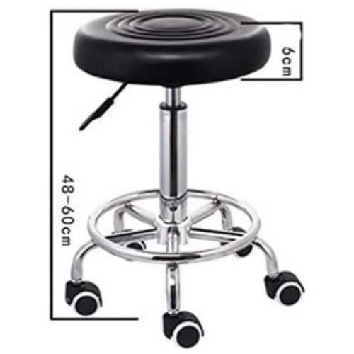 Chair Bulat Roda Jual Kursi Hidrolik Besi Bulat Roda Hitam Salon Barbershop Bar Cafe ...