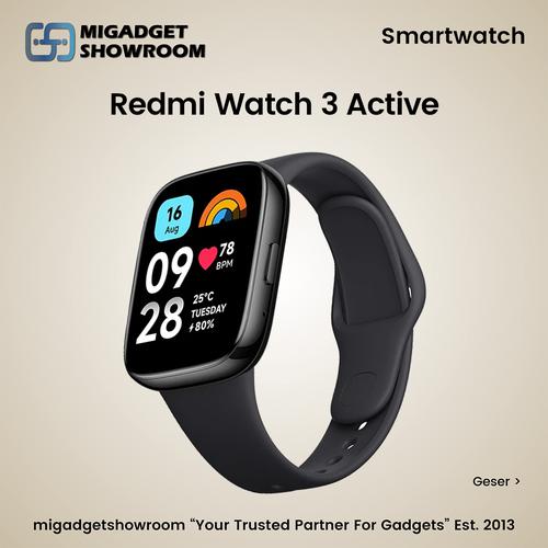 Redmi Watch Active Inch Bluetooth Call Garansi Resmi Active  Black di Migadget Showroom Tokopedia