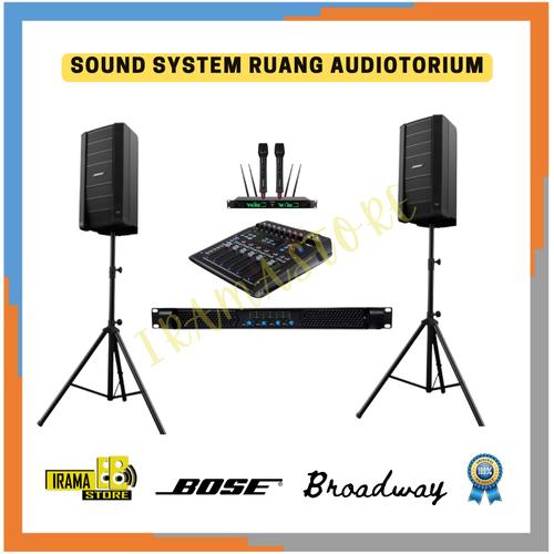 Jual Paket Sound System Ruang Auditorium Speaker Bose Pasif No Sub Kota Bekasi Sound
