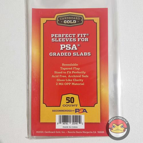Card Sleeves 100 250 Clear Cardboard Gold Perfect Fit For PSA Slabs Graded Card Sleeves Card Sleeves 100 250 Clear Cardboard Gold Perfect Fit For PSA Slabs Graded Card Sleeves