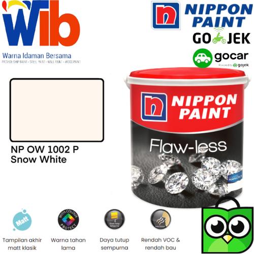 Jual Cat Nippon Paint Flawless 20 Liter / Snow White Np Ow 1002P - Kota ...