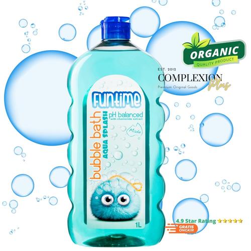 Jual Natures Organics Kids Funtime Bubble Bath 1 litre lt liter