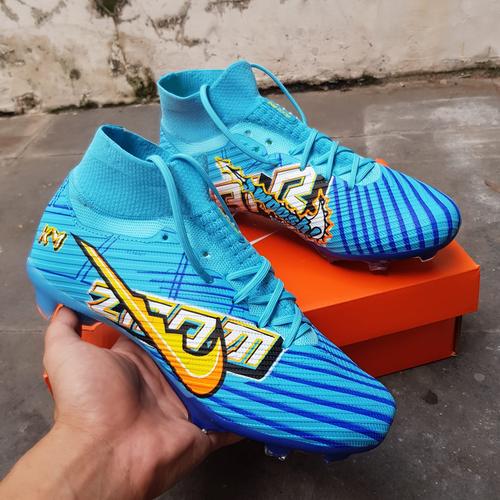 Jual Sepatu Bola Anak Nike Zoom Mercurial Superfly 9 Elite KM Blue FG - Jakarta Utara - Lotus