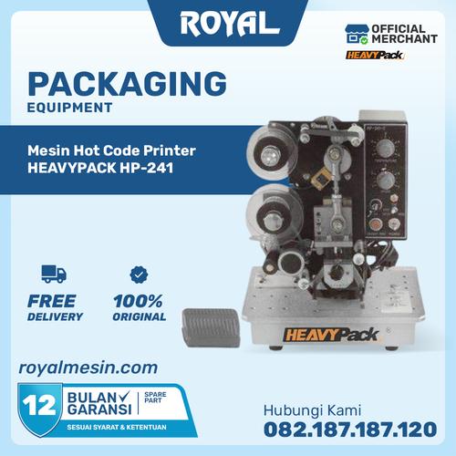 Jual Mesin Hot Code Printer HEAVYPACK HP-241 | Official Distributor ...