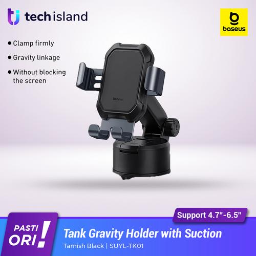Promo Baseus Tank Gravity Car Phone Holder Dashboard Kaca Mobil Big
