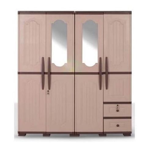 Jual LEMARI PAKAIAN PLASTIK 4 PINTU LEMARI 4 PINTU LEMARI BAJU WARDROBE ...