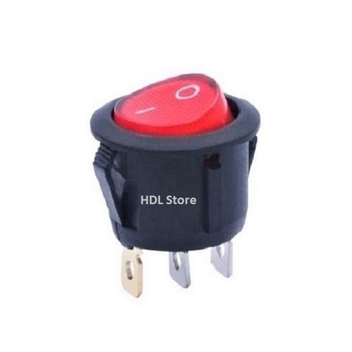 Jual Saklar Switch Power On Off 3 pin Bulat Dengan Lampu Indikator ...