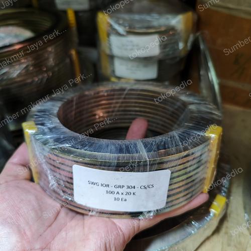 Jual SWG JIS 20K Carbon Steel ( Spiral Wound Gasket CS JIS 20K ) 4"inch