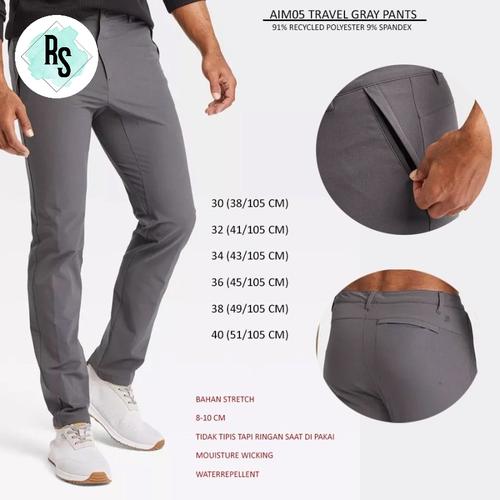 Celana Panjang Pria All In Motion Golf Pant Travel Trouser Pant Abu  Cream, 38 di Recent Store Branded Tokopedia
