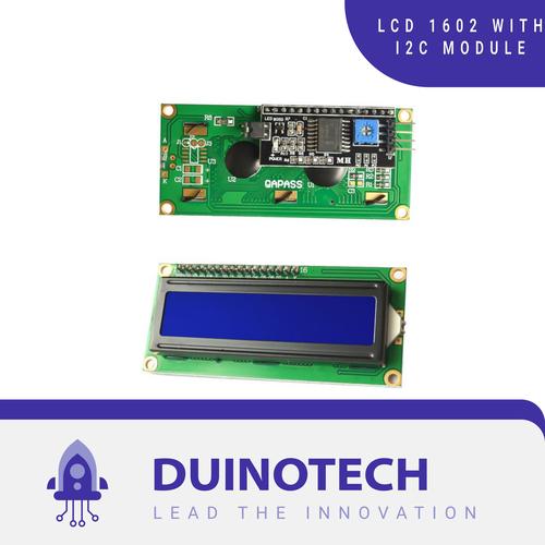 Jual LCD 1602 CHARACTER BLUE BACKLIGHT WITH I2C SERIAL INTERFACE - Kota ...