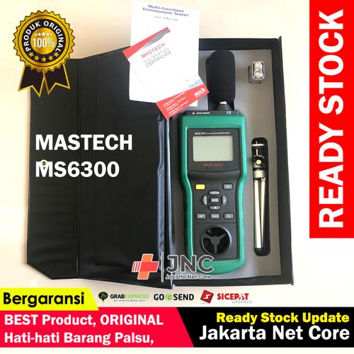 Jual MASTECH MS6300 Environment Tester Lux Sound Anemometer Humidity