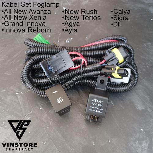 foglamp led calya sigra rush avanza xenia sienta innova pajero ertiga dll ae biru