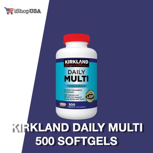 Jual Kirkland Signature Daily Multi Vitamins and Mineral 500 Tablets Jakarta Utara