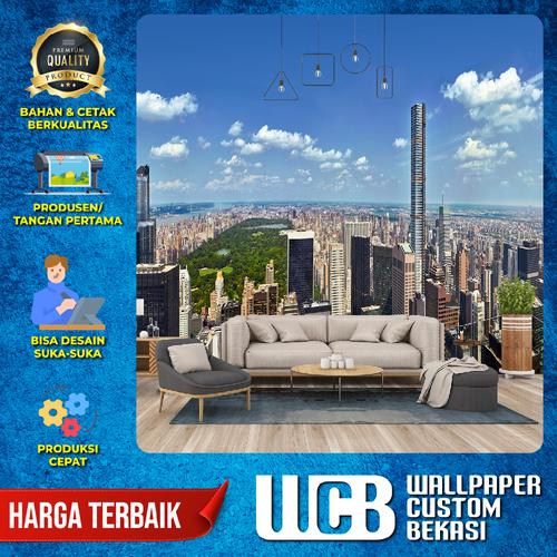 Jual Wallpaper Dinding Custom 3D Premium Tema Pemandangan Kota