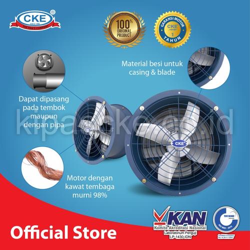 Jual Axial Blower 24 Inch 220 Volt CKE Drum Fan 24 Inch Exhaust Fan 24