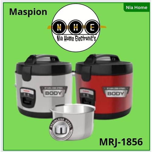 Jual Maspion MRJ-1856 Rice Cooker Magic Com Liter 395 Watt
