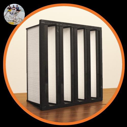 Jual Medium V Bank series 4V ,Air Filter V bank AHU HVAC Eff 90-95% F8 ...