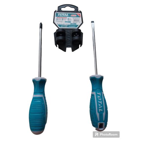 Jual Screwdriver Set/Obeng Set Plus Minus/Set 2Pcs Total THT250201 ...
