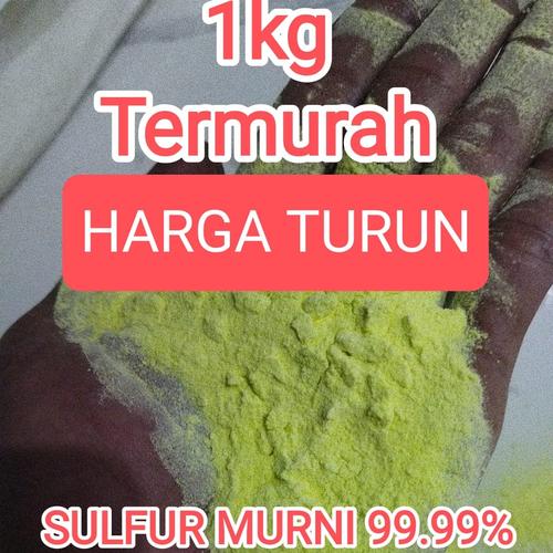 Jual belerang bubuk serbuk sulfur kuning bongkahan asli murni powder