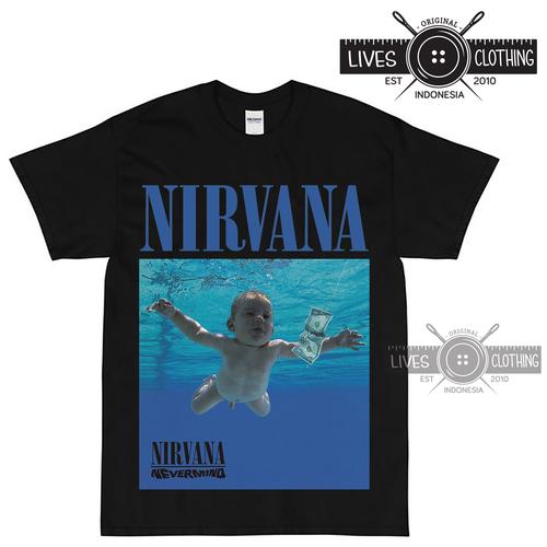 Jual KAOS NIRVANA NEVERMIND COVER / KURT COBAIN GRUNGE BAND - Jakarta ...