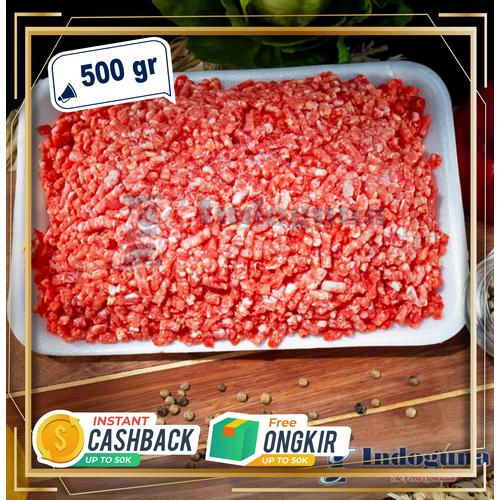 Promo NZ RIBEYE GROUND BEEF HORMONE & ANTIBIOTIC FREE 500GR Indoguna