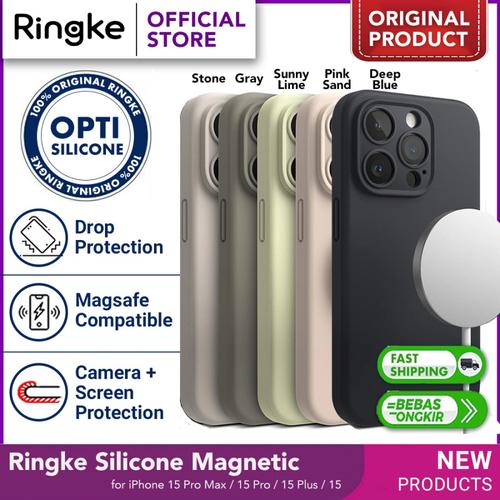 Coque Silicone Magsafe Pour IPhone 15 / 15 Pro / 15 Pro Max / 15 Plus - Multicolore