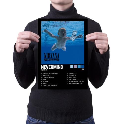 Jual POSTER NIRVANA NEVERMIND COVER ALBUM | POSTER MUSIK A2 A3 A4 - A4 ...