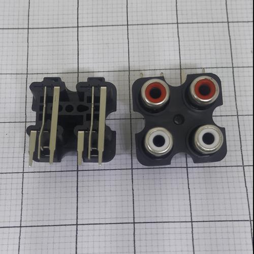 Jual Soket RCA 4pin Bell / Socket RCA 2x2 Box Bell / Soket RCA 2 x 2 ...
