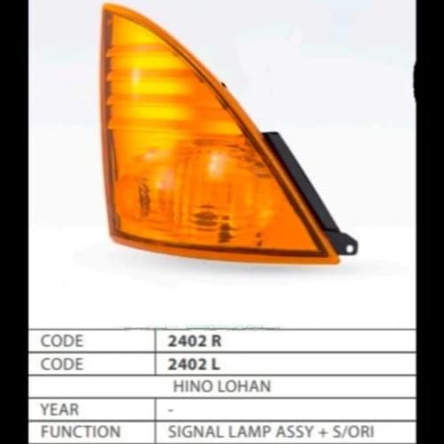 Jual Lampu Sein/Sen/Signal Lamp Depan Assy Hino Lohan Lama (CPU 2402 ...