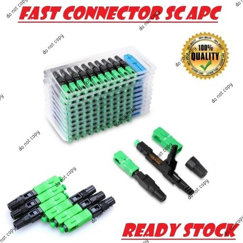 Jual Fast Connector SC APC Fiber Optic Konektor SC APC Hijau - Hijau ...
