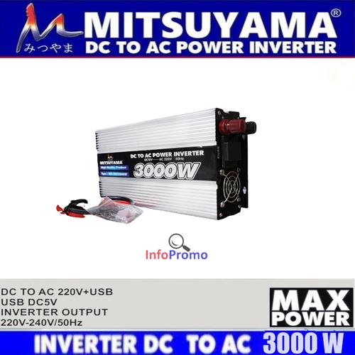Jual Power Inverter DC to AC 3000 Watt Inverter Mitsuyama 3000W MS ...