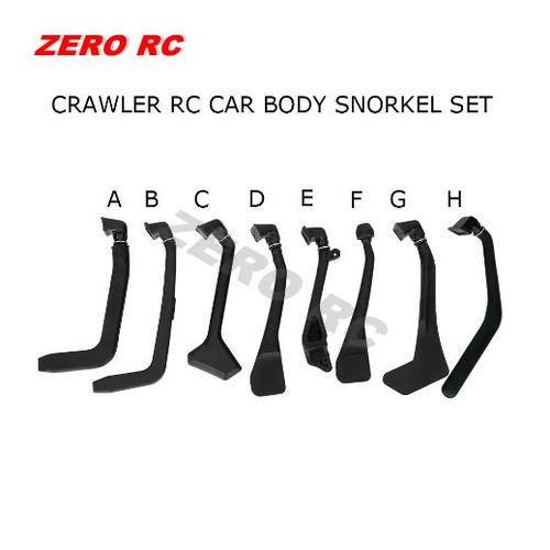 Jual RC 1/10 CAR Adventure Rubber Safari Snorkel exhaust pipe For 110 c Kab. Cirebon TOKO
