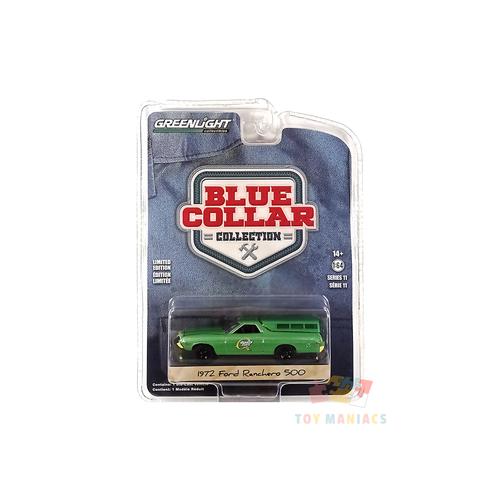 Jual Greenlight Blue Collar 11 1972 Ford Ranchero 500 W/Camper Shell ...