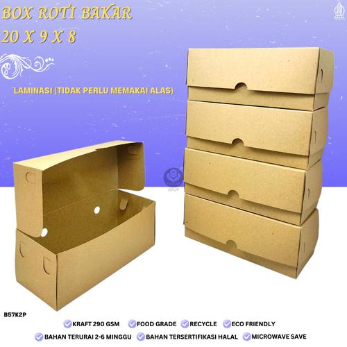 Jual Box Roti Bakar Laminasi Toast Box (B57K2P-20X9X8) - Jakarta ...