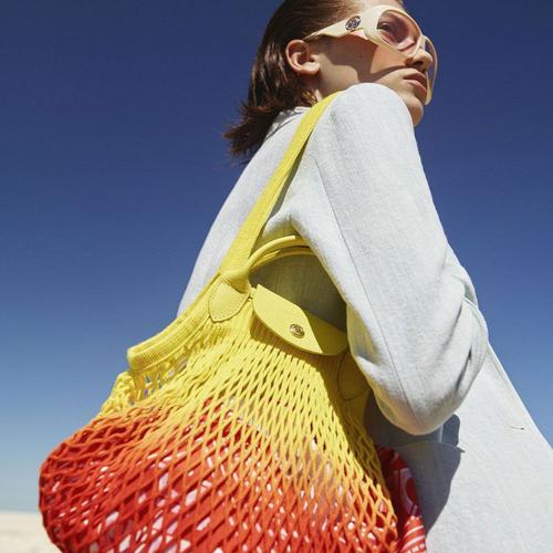 Crossbody Bag Orange Longchamp Le Pliage Le Pliage Filet Orange