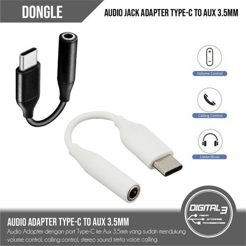 Promo Headset Jack Adapter Samsung USB Type C to Aux 3.5MM Audio
