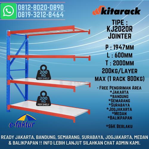 Jual KITARACK KJ2020 - SAMBUNGAN RACK GUDANG HEAVY DUTY TINGGI 2 METER ...