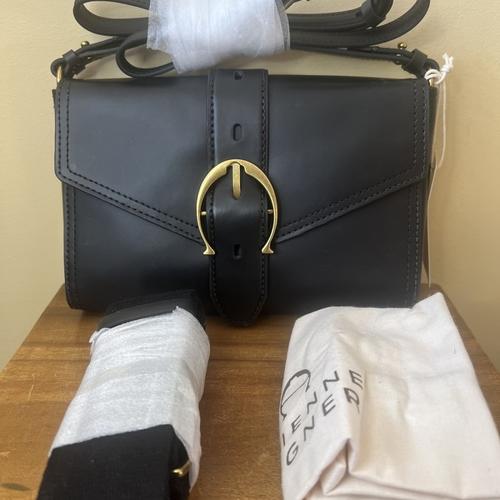 Jual NWT Tas Etienne Aigner Mia Flap Crossbody Black Leather 2 Straps