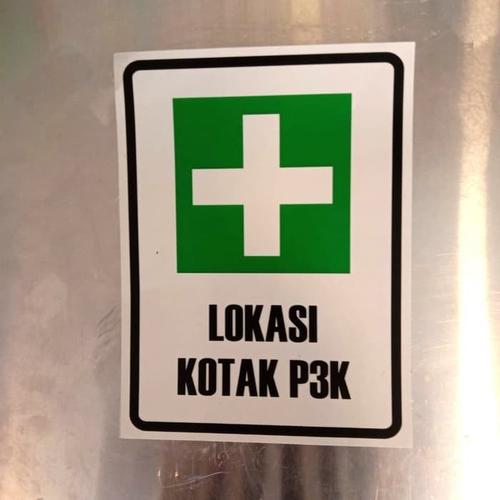 Jual Stiker Sign Lokasi Kotak P3K Ukuran Bervariasi Sign Sticker Rambu ...