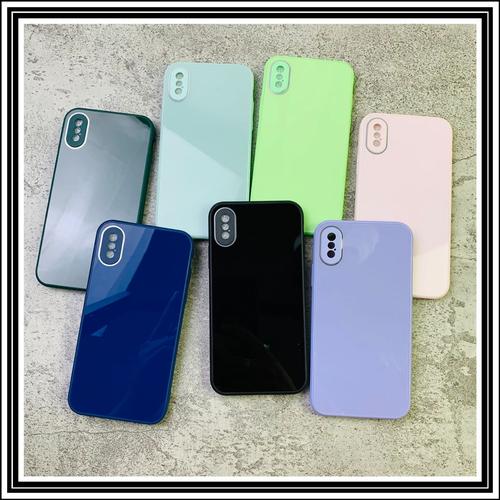 Jual IPhone X XR /Xs Max Crystal Glass Original Case Hard Casing