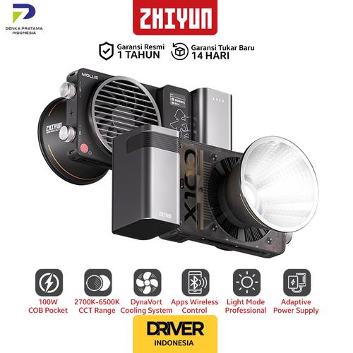 Zhiyun Molus X100 Pro V2 Upgraded Version 100W Cob Led Video Light Bi-Color Video Light With With Bluetooth App Control Continuous Lighting,Cri 95 - View #3