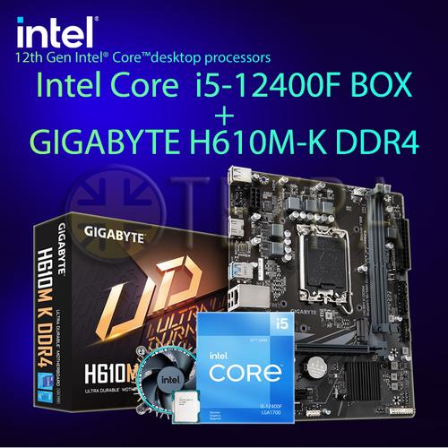 Jual [Bundle] Intel Core i5-12400F BOX + GIGABYTE H610M K DDR4 ...