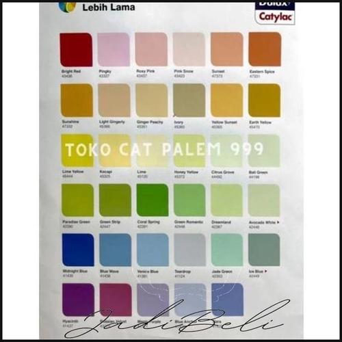 Jual DULUX CATYLAC INTERIOR CAT TEMBOK GALON KATEGORI WARNA STANDAR