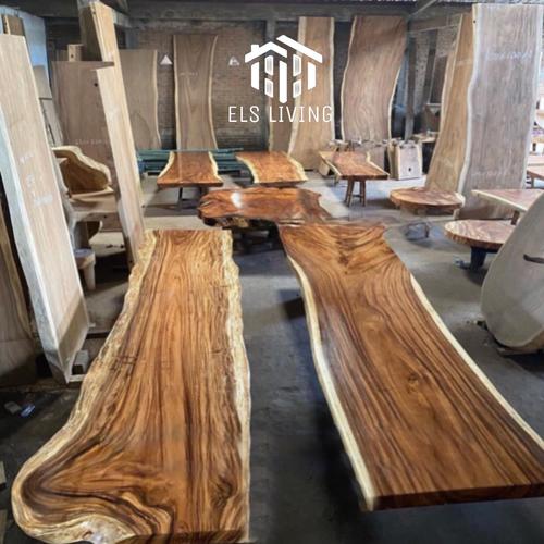Jual TOP TABLE KAYU JUMBO PAPAN MEJA TREMBESI SUAR WOOD 4 METER Kab